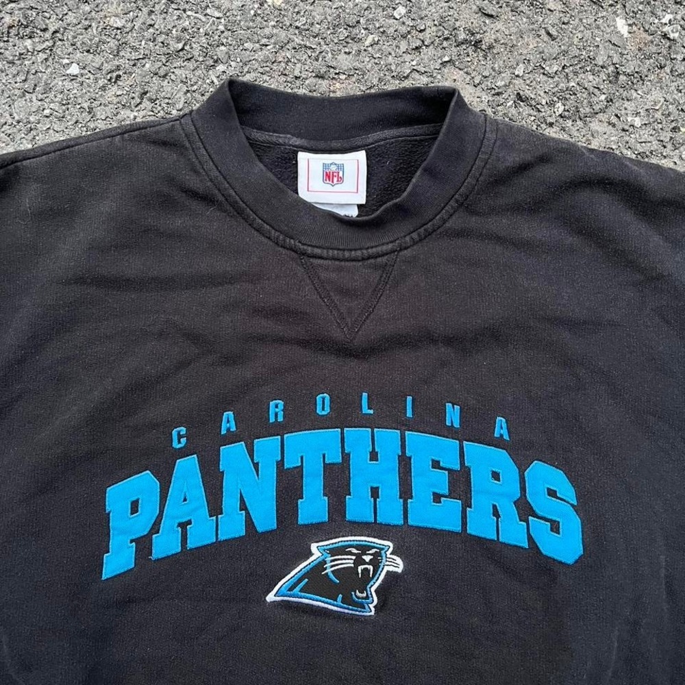 1990s Carolina Panthers NFL Embroidered Pullover Sweater size L